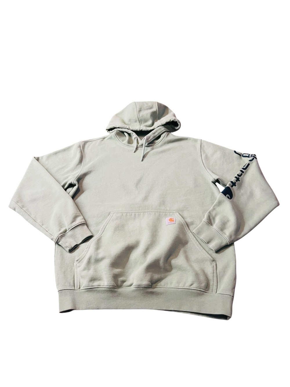 Carhartt Men’s Sage Colored Relaxed Fit Hoodie Size Medium